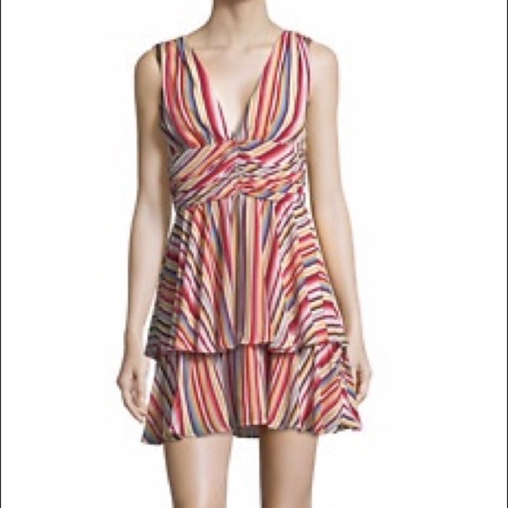 WAYF tiered stripe dress from Bloomingdales